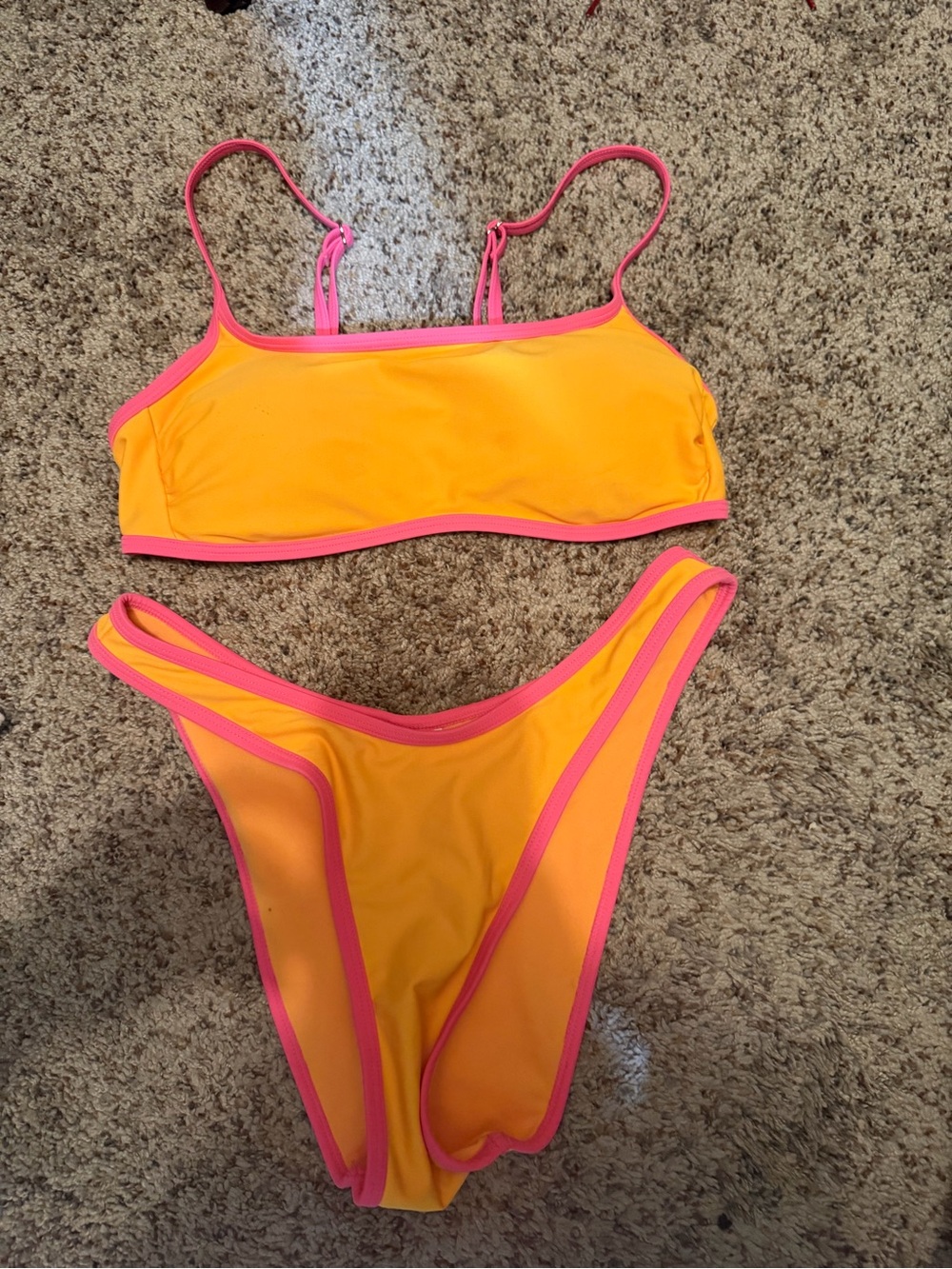 wild fable Orange and Pink Bikini Set